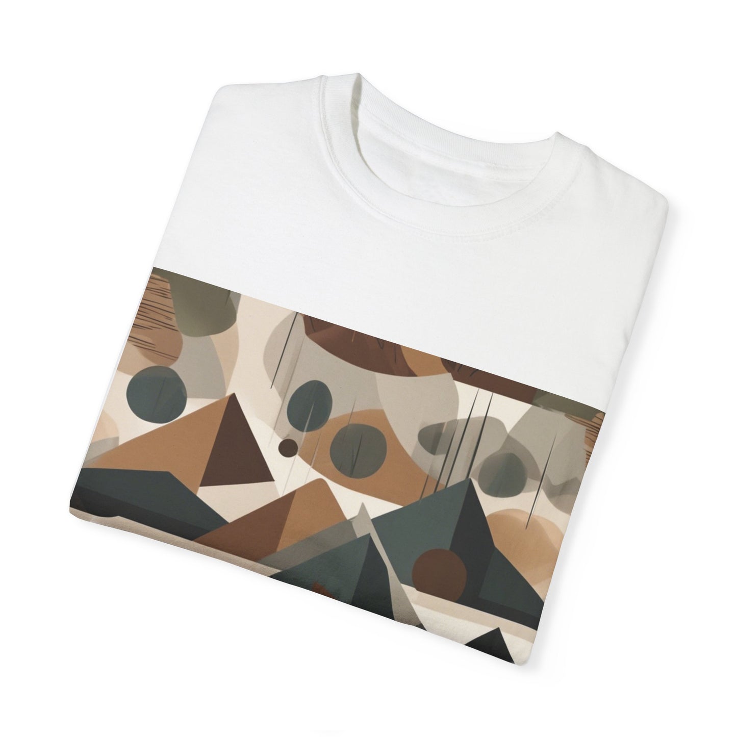 Mountain Adventure Unisex Garment-Dyed T-Shirt - Retro Art Design