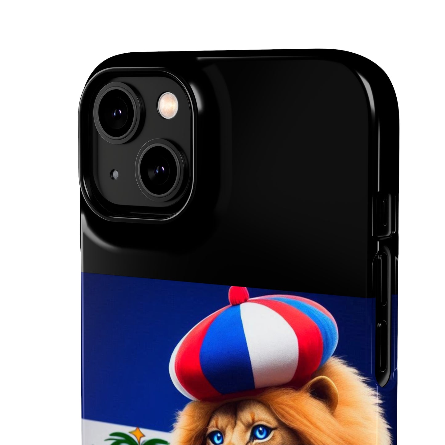 Bold Haitian Lion Snap Case - Unique & Vibrant Phone Protection