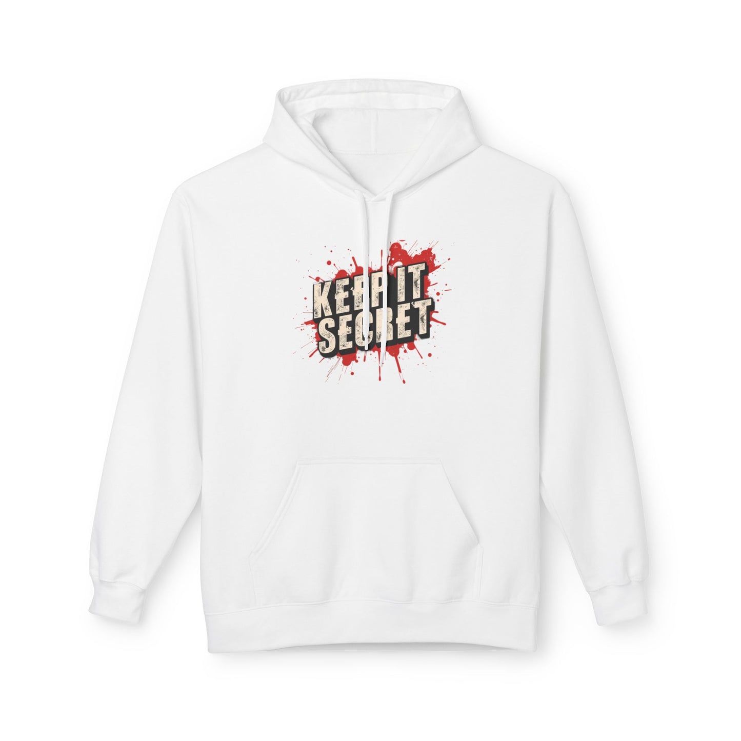 Keep It Secret Fleece Hoodie - Unisex Softstyle, Perfect for Casual Wear