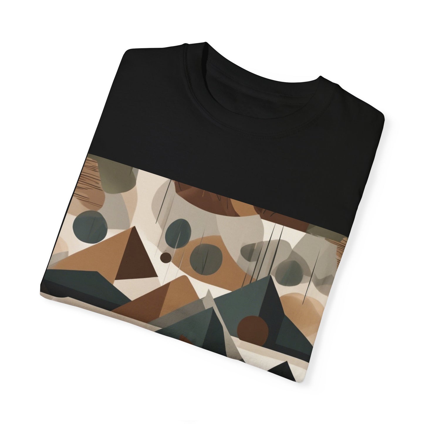 Mountain Adventure Unisex Garment-Dyed T-Shirt - Retro Art Design