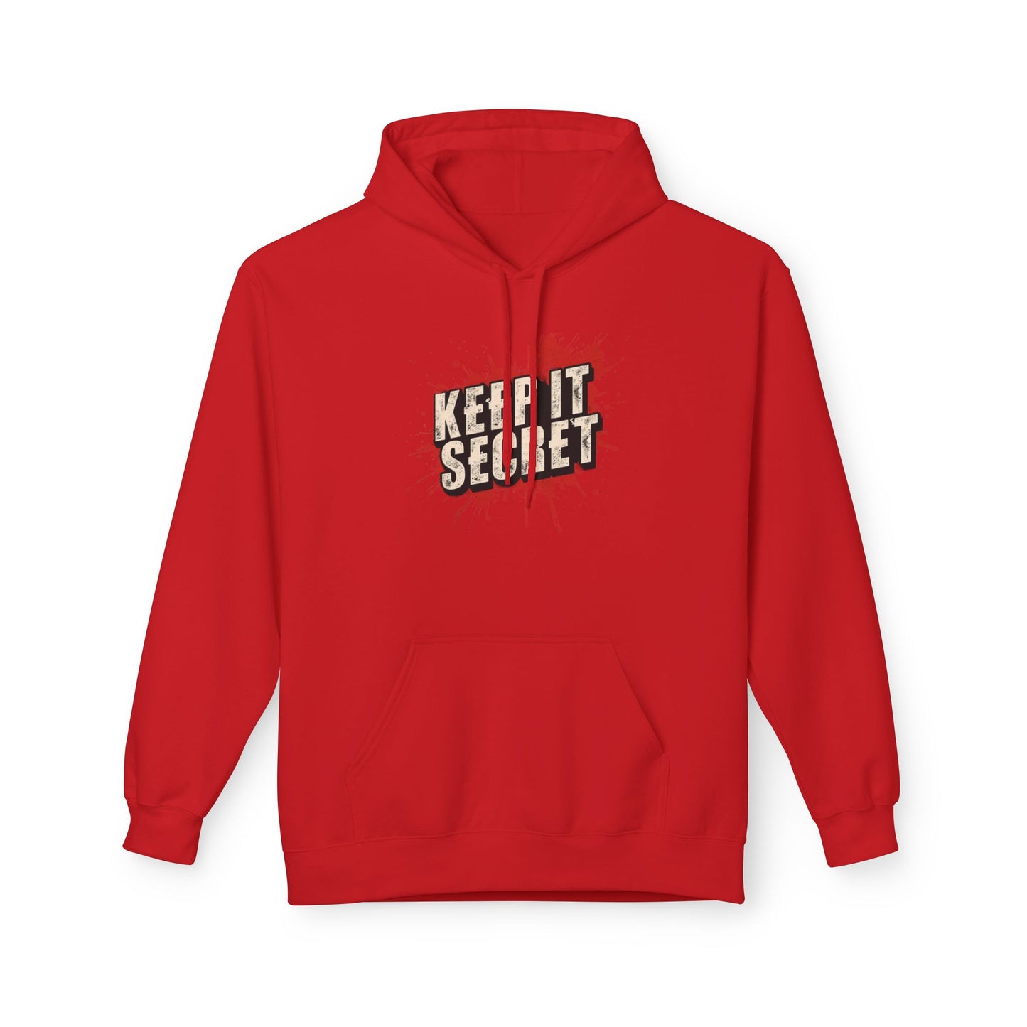 Keep It Secret Fleece Hoodie - Unisex Softstyle, Perfect for Casual Wear
