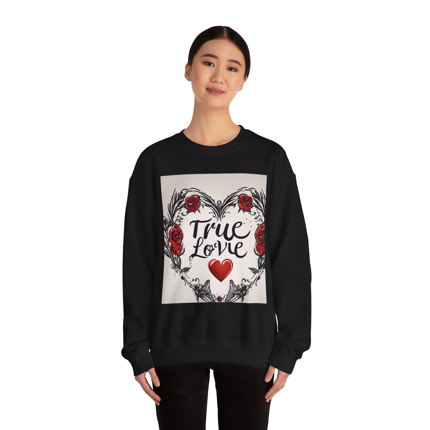 True Love Heart Sweatshirt - Unisex