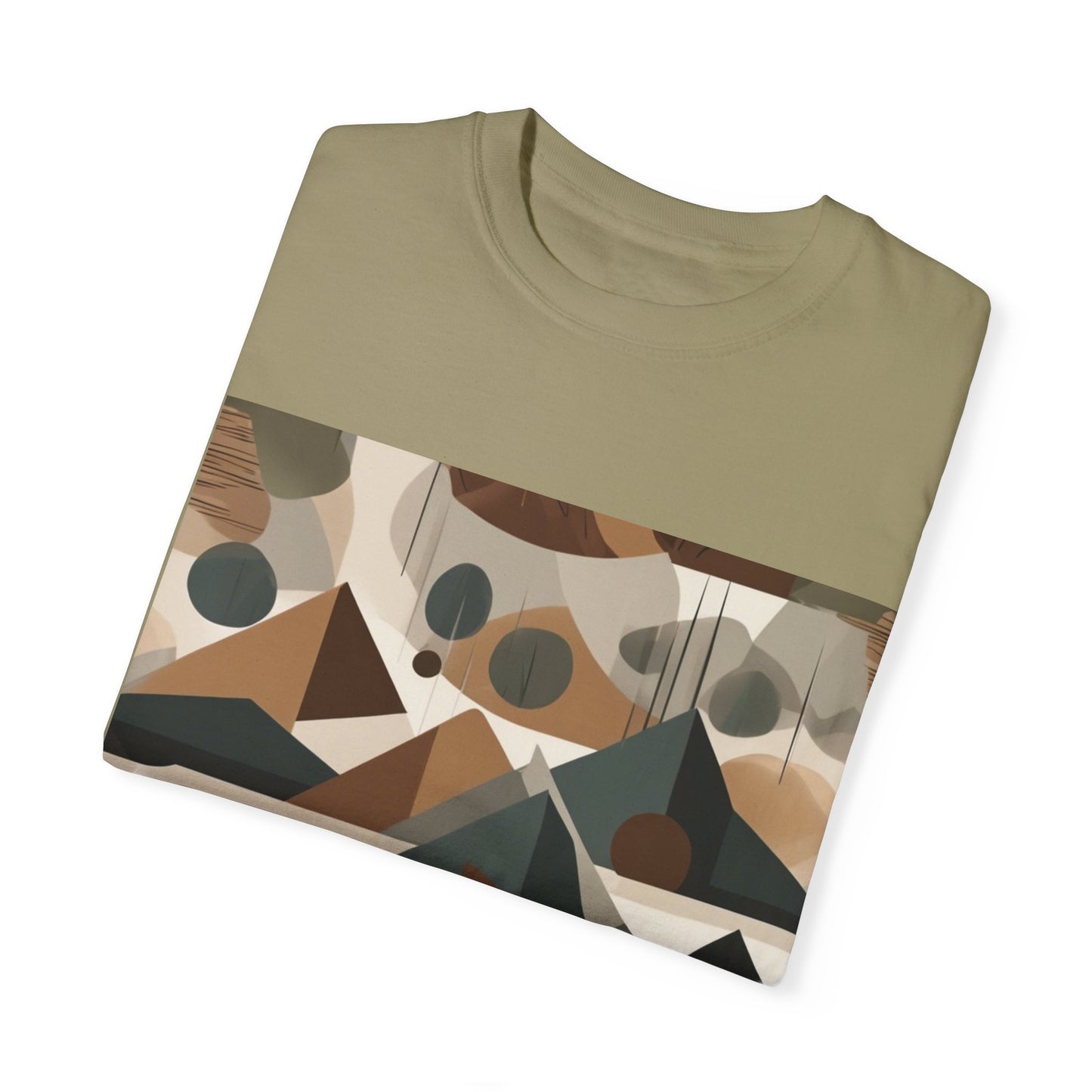Mountain Adventure Unisex Garment-Dyed T-Shirt - Retro Art Design