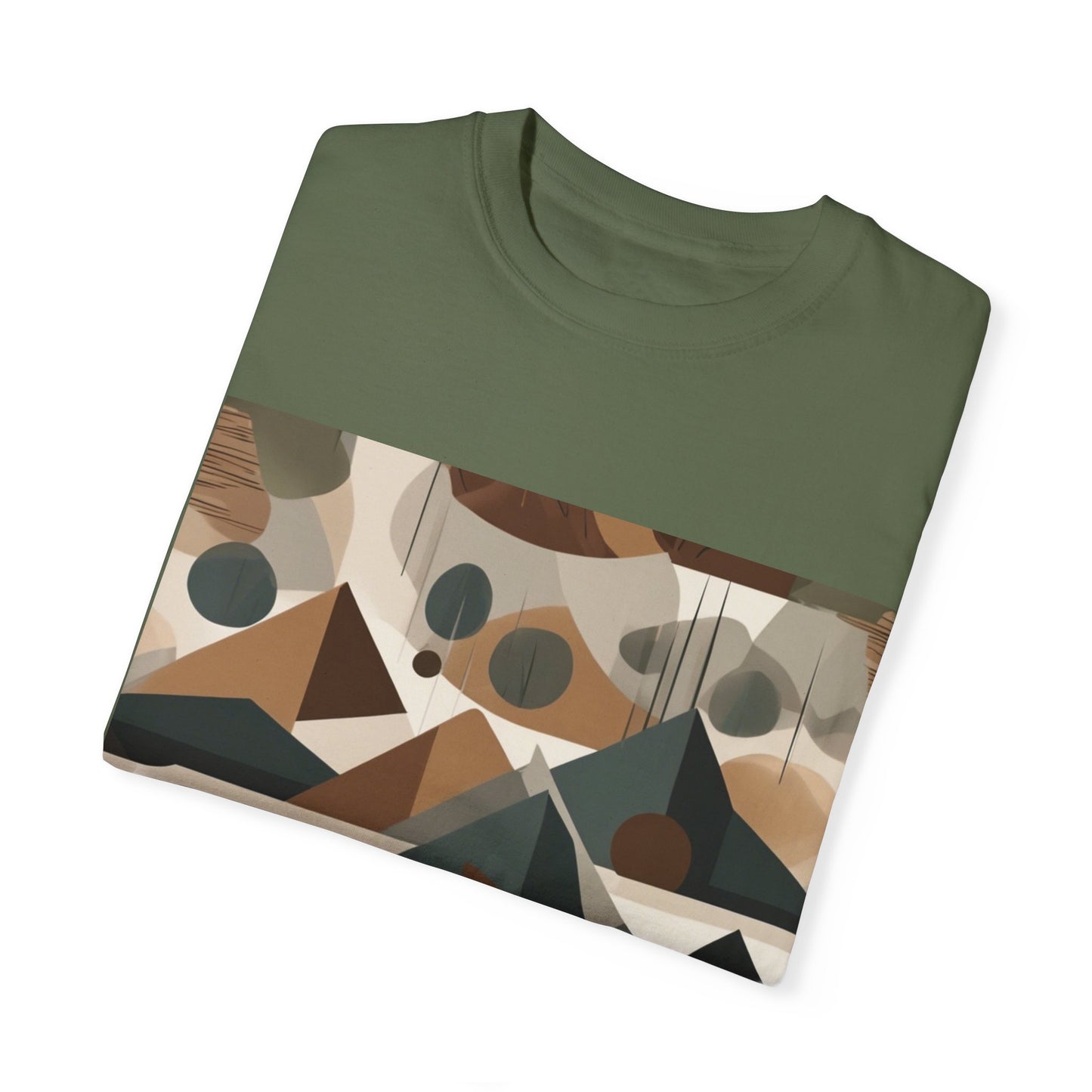 Mountain Adventure Unisex Garment-Dyed T-Shirt - Retro Art Design