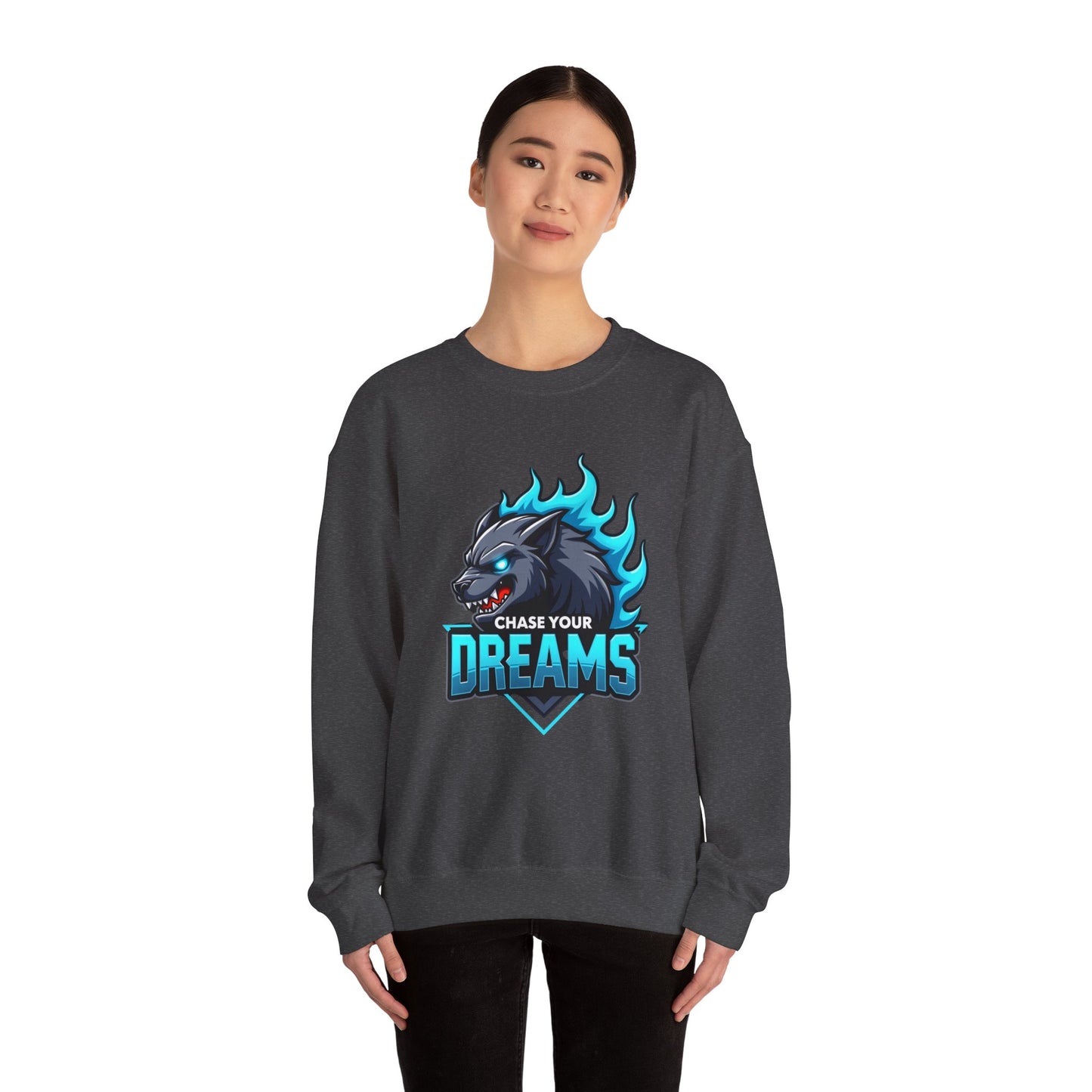 Chase Your Dreams Graphic Crewneck Sweatshirt