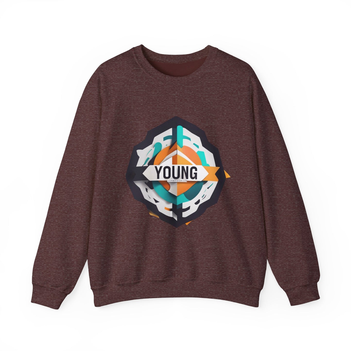 Youthful Spirit Unisex Crewneck Sweatshirt - Bold & Comfortable Red