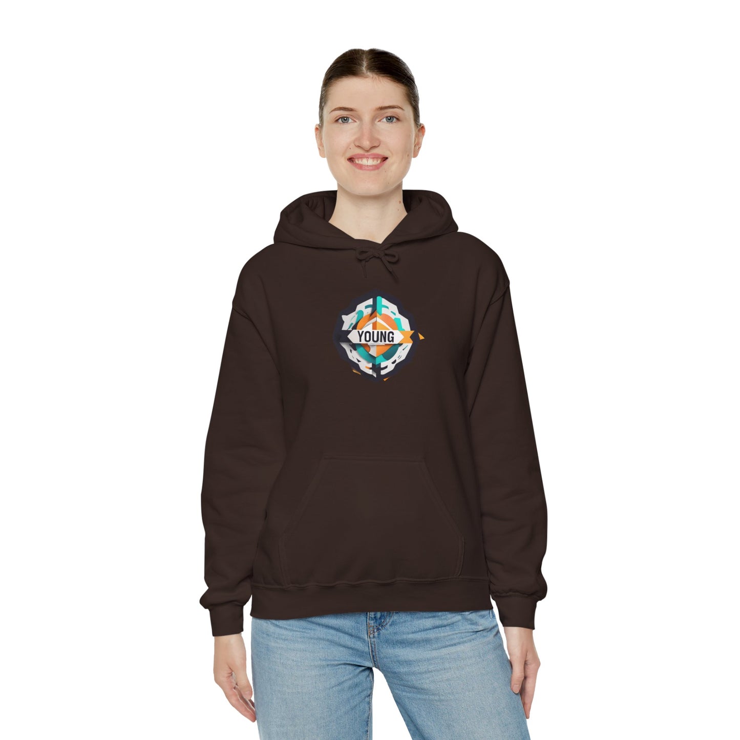 Youthful Spirit Unisex Hooded Sweatshirt – Embrace Your Young Vibe!