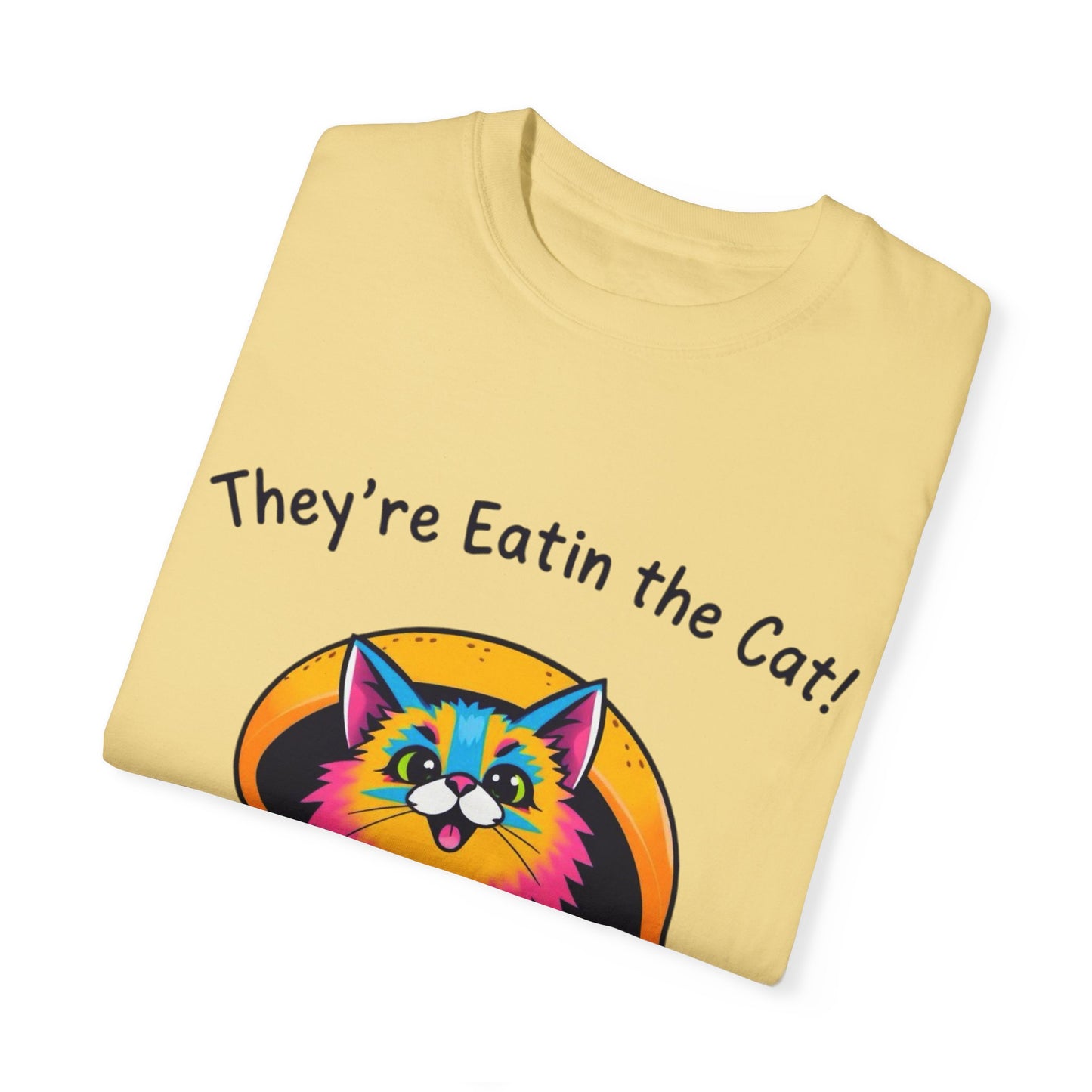 Humorous Cat Burger Unisex T-Shirt – Perfect for Cat Lovers!