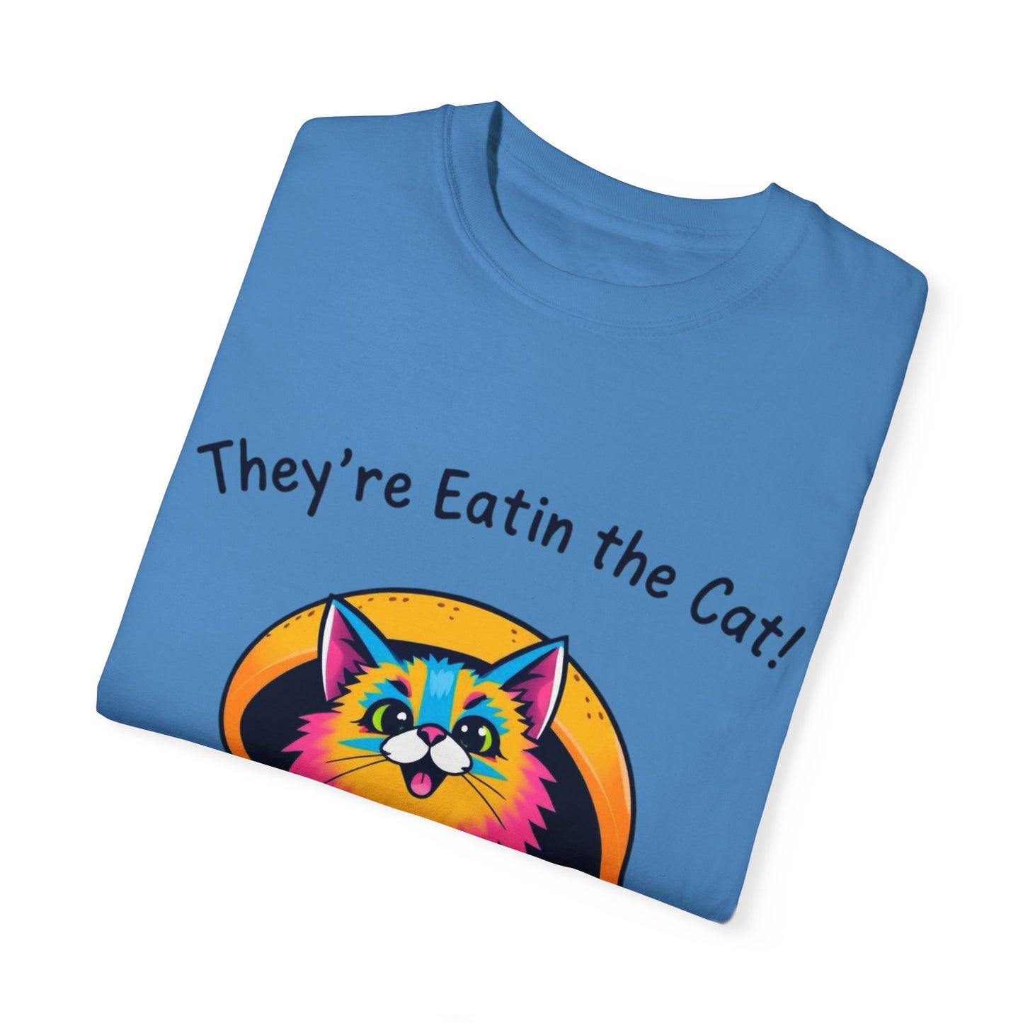 Humorous Cat Burger Unisex T-Shirt – Perfect for Cat Lovers!