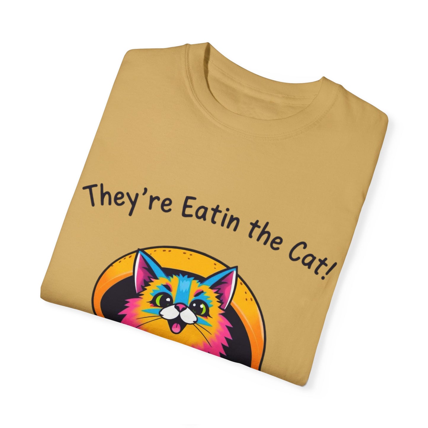 Humorous Cat Burger Unisex T-Shirt – Perfect for Cat Lovers!