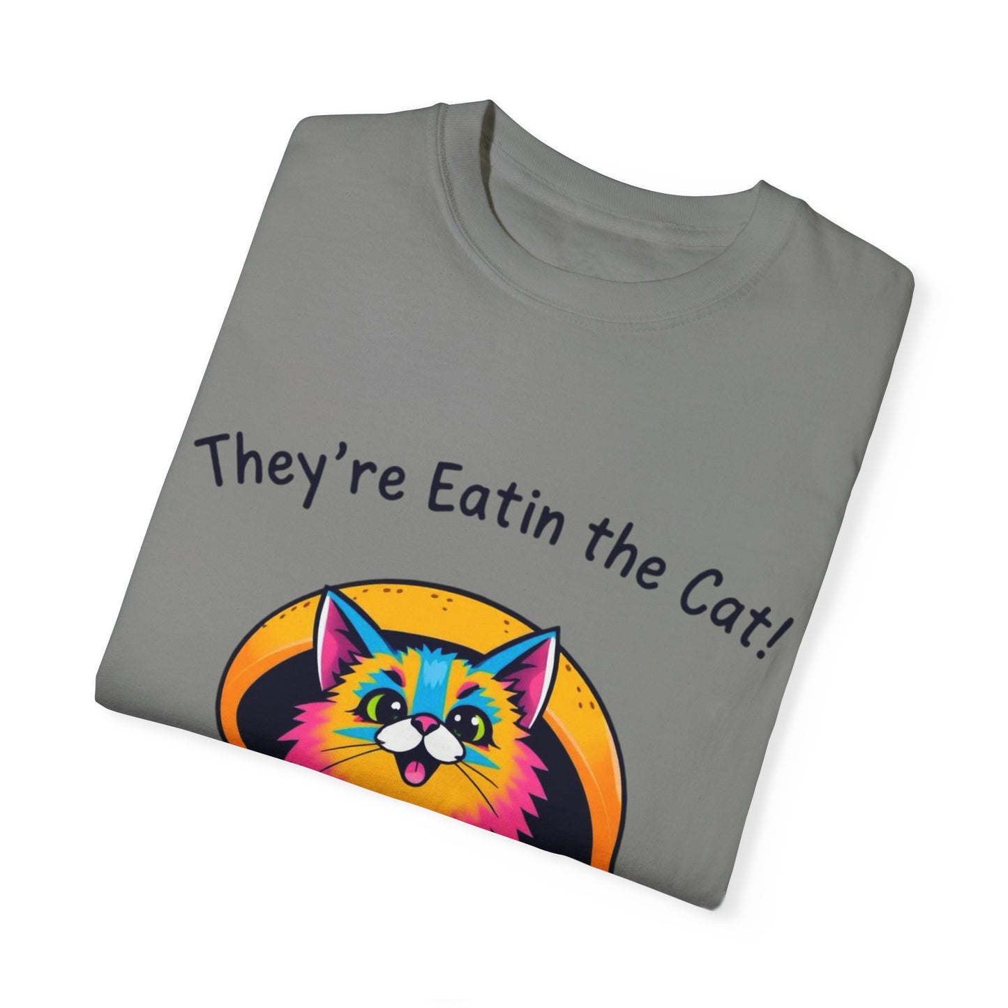Humorous Cat Burger Unisex T-Shirt – Perfect for Cat Lovers!