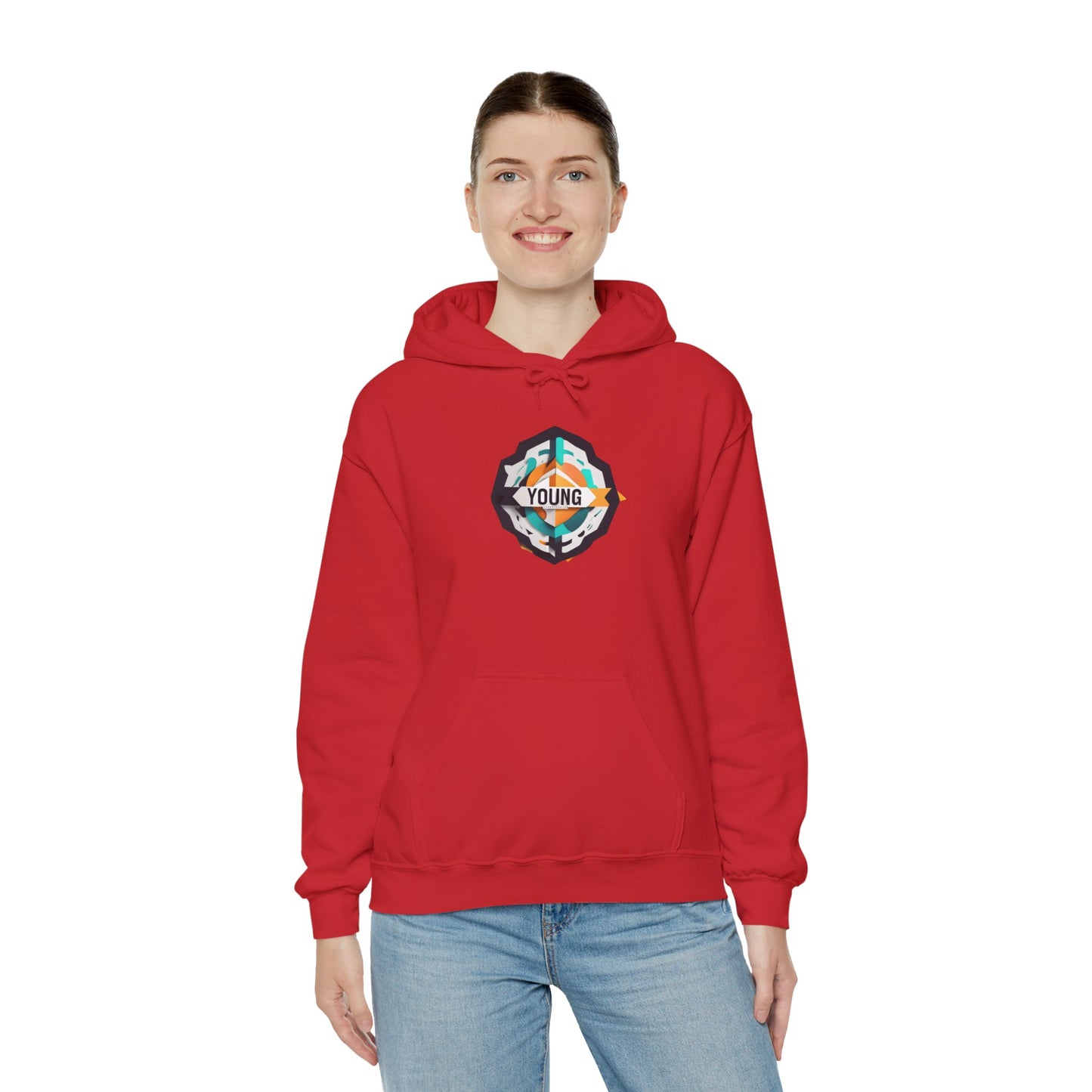 Youthful Spirit Unisex Hooded Sweatshirt – Embrace Your Young Vibe!