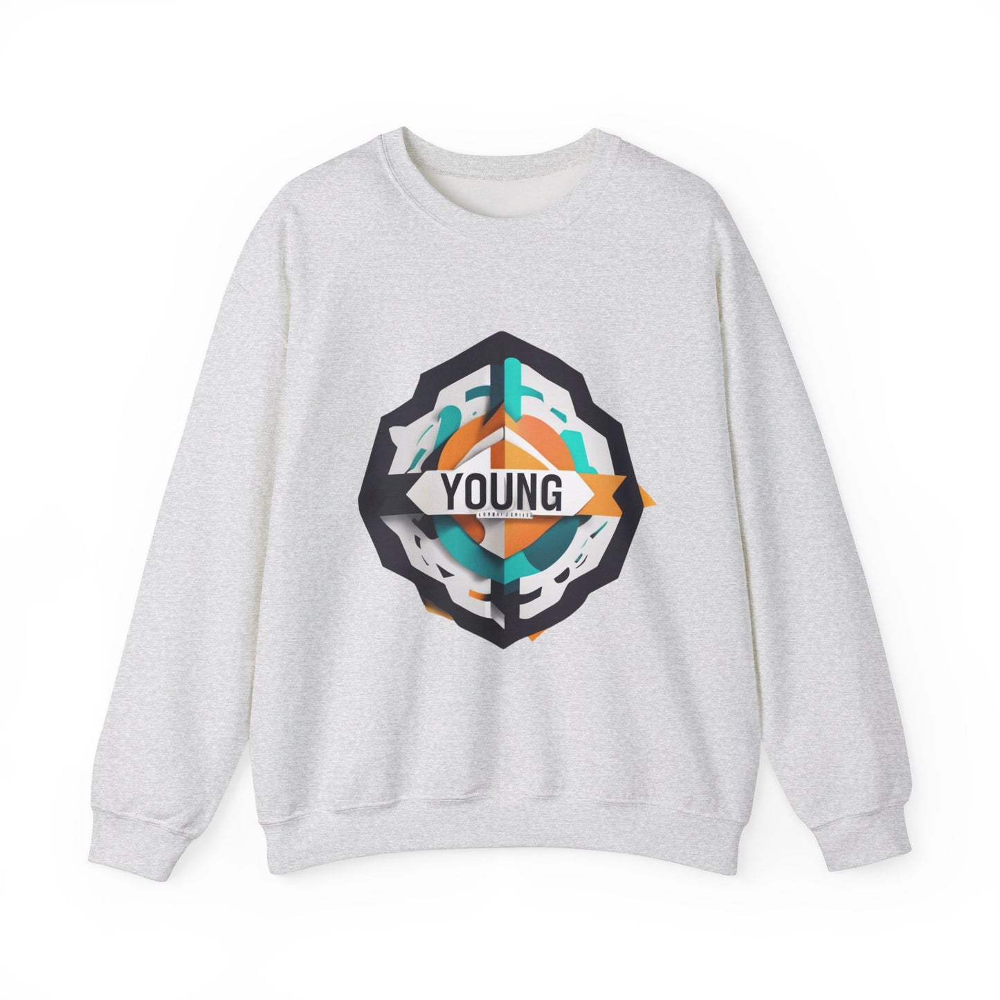 Youthful Spirit Unisex Crewneck Sweatshirt - Bold & Comfortable Red