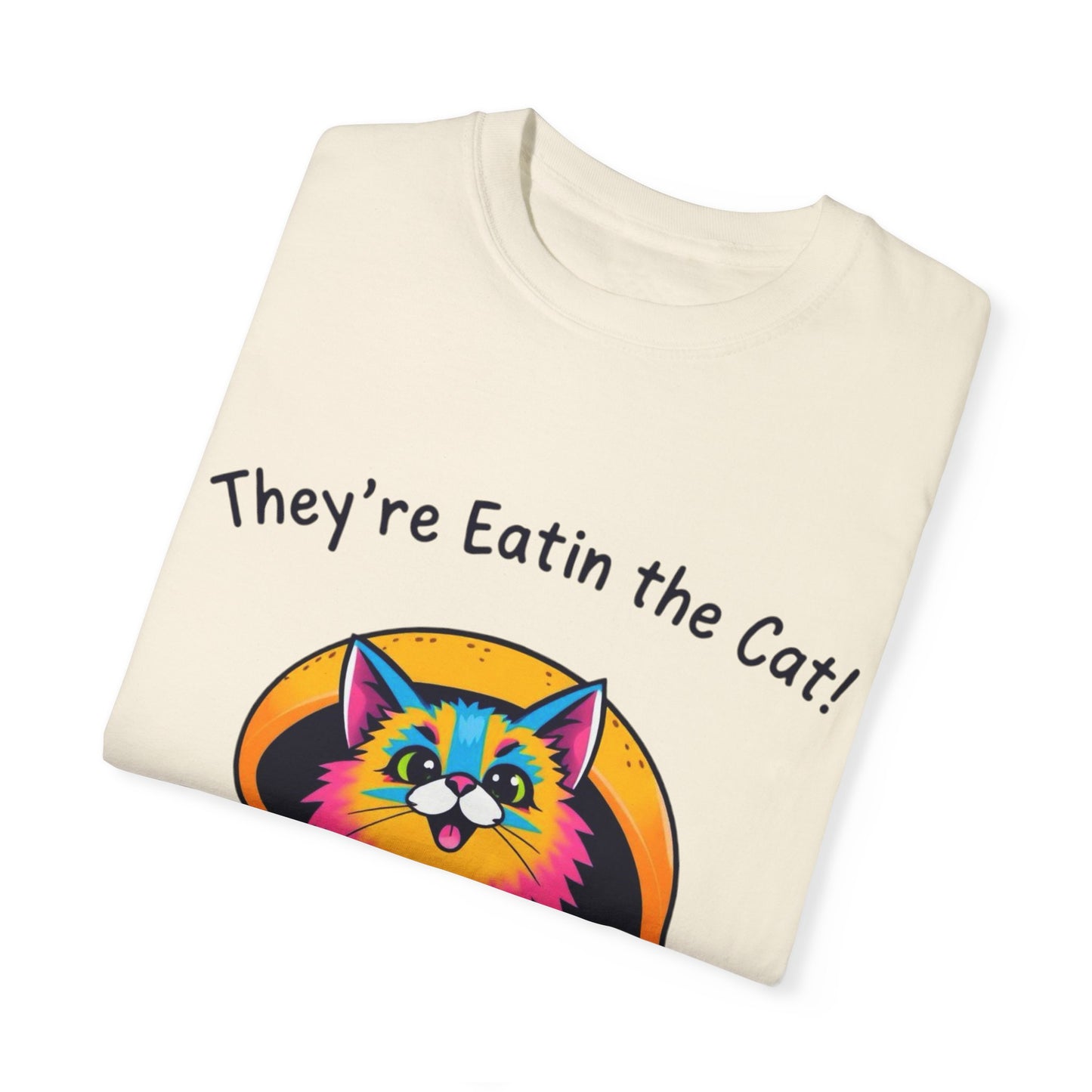 Humorous Cat Burger Unisex T-Shirt – Perfect for Cat Lovers!