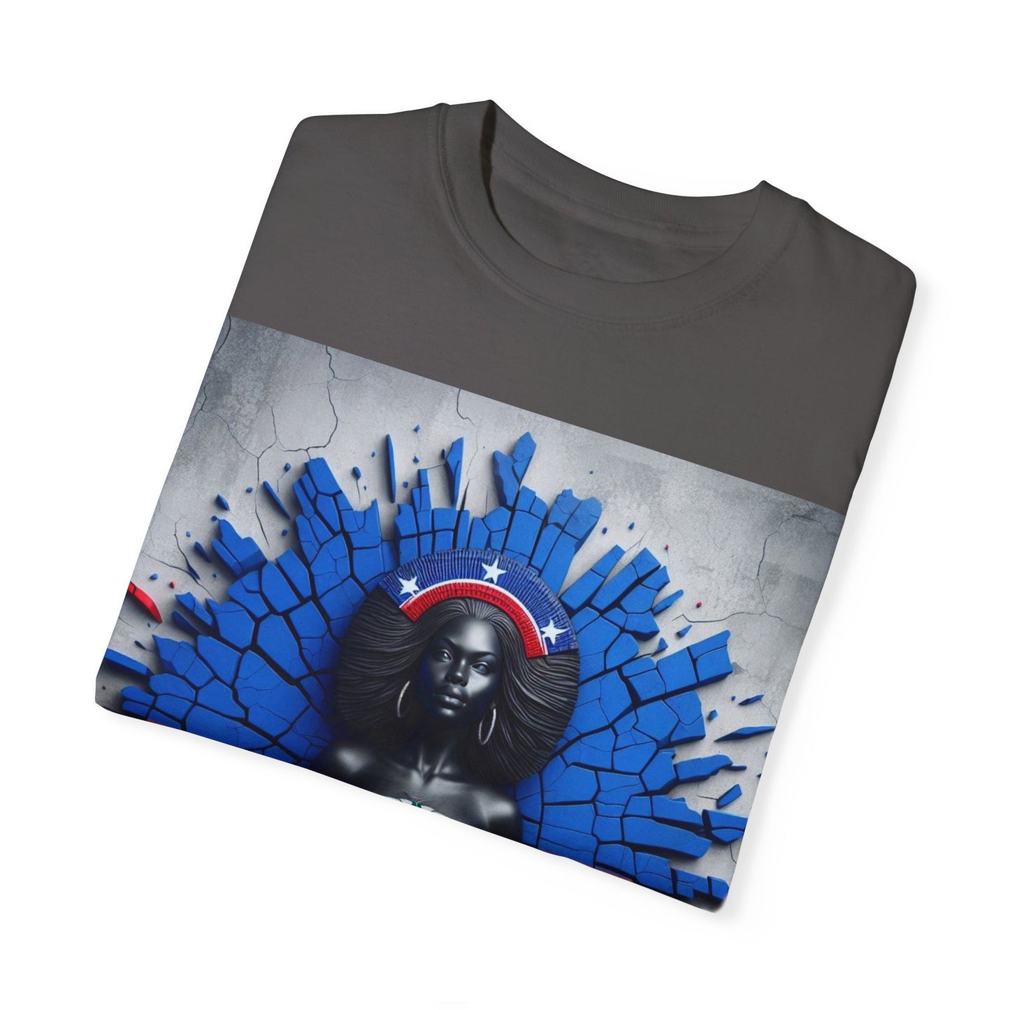 Haitian Pride Unisex Garment-Dyed T-Shirt