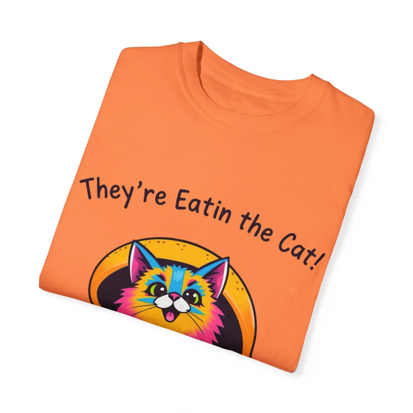 Humorous Cat Burger Unisex T-Shirt – Perfect for Cat Lovers!