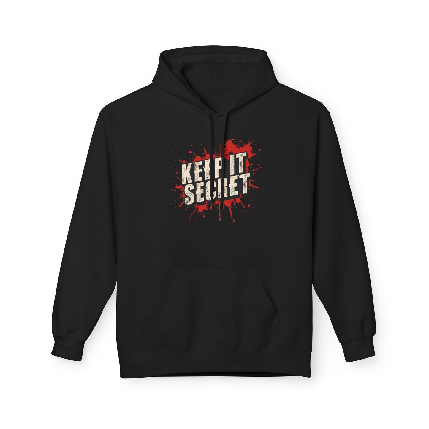 Keep It Secret Fleece Hoodie - Unisex Softstyle, Perfect for Casual Wear