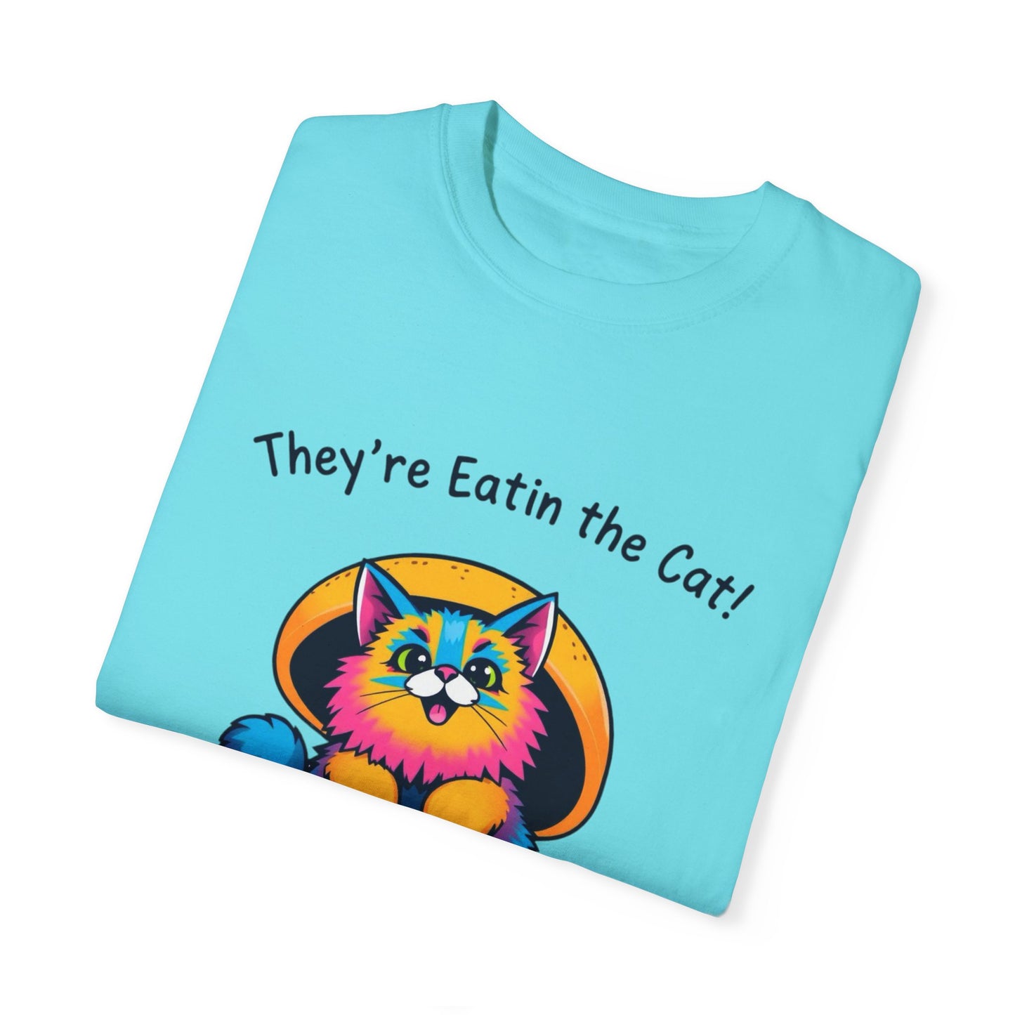Humorous Cat Burger Unisex T-Shirt – Perfect for Cat Lovers!