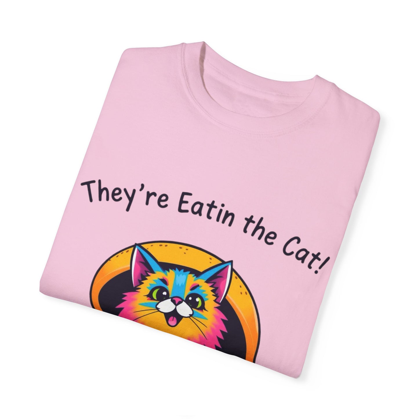 Humorous Cat Burger Unisex T-Shirt – Perfect for Cat Lovers!
