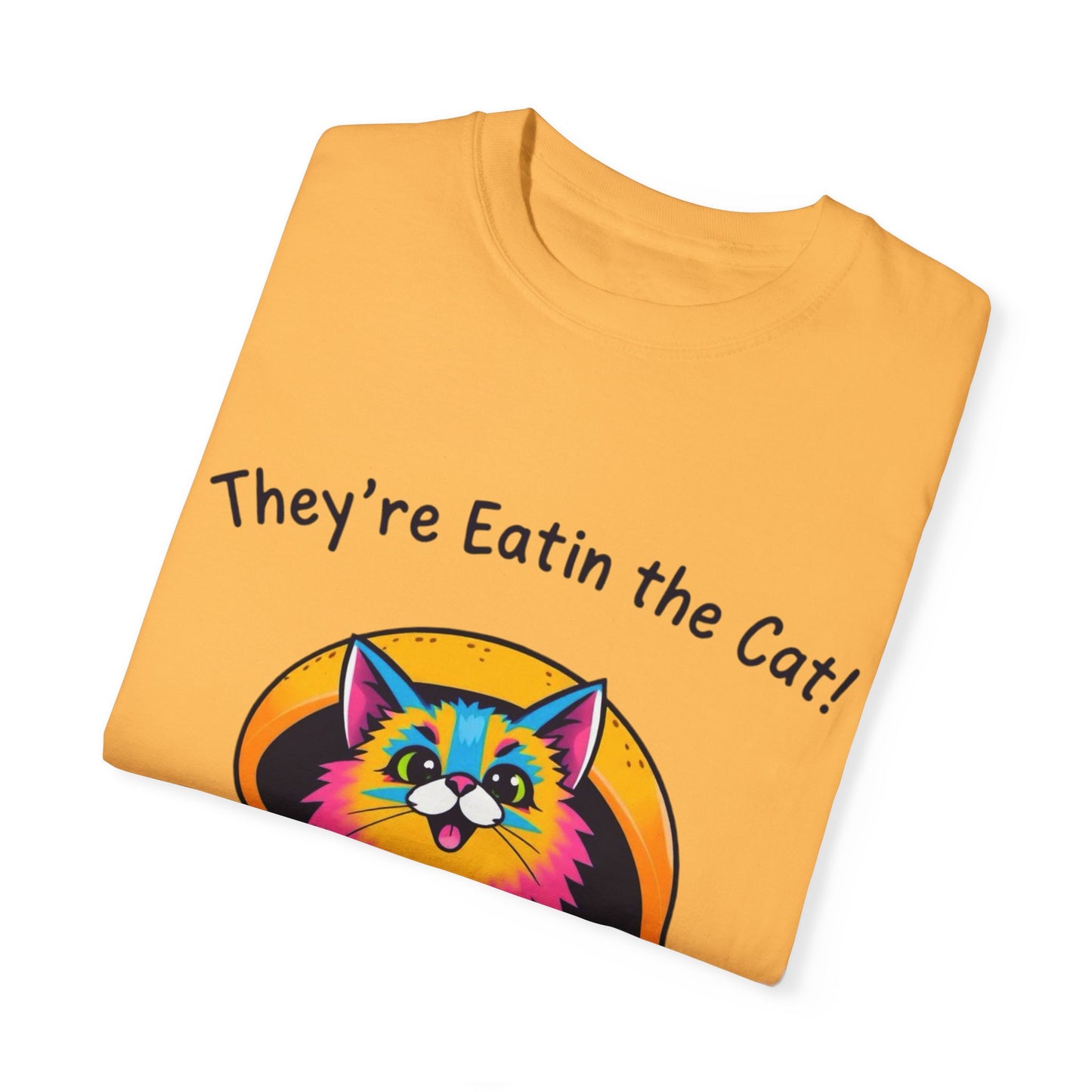 Humorous Cat Burger Unisex T-Shirt – Perfect for Cat Lovers!