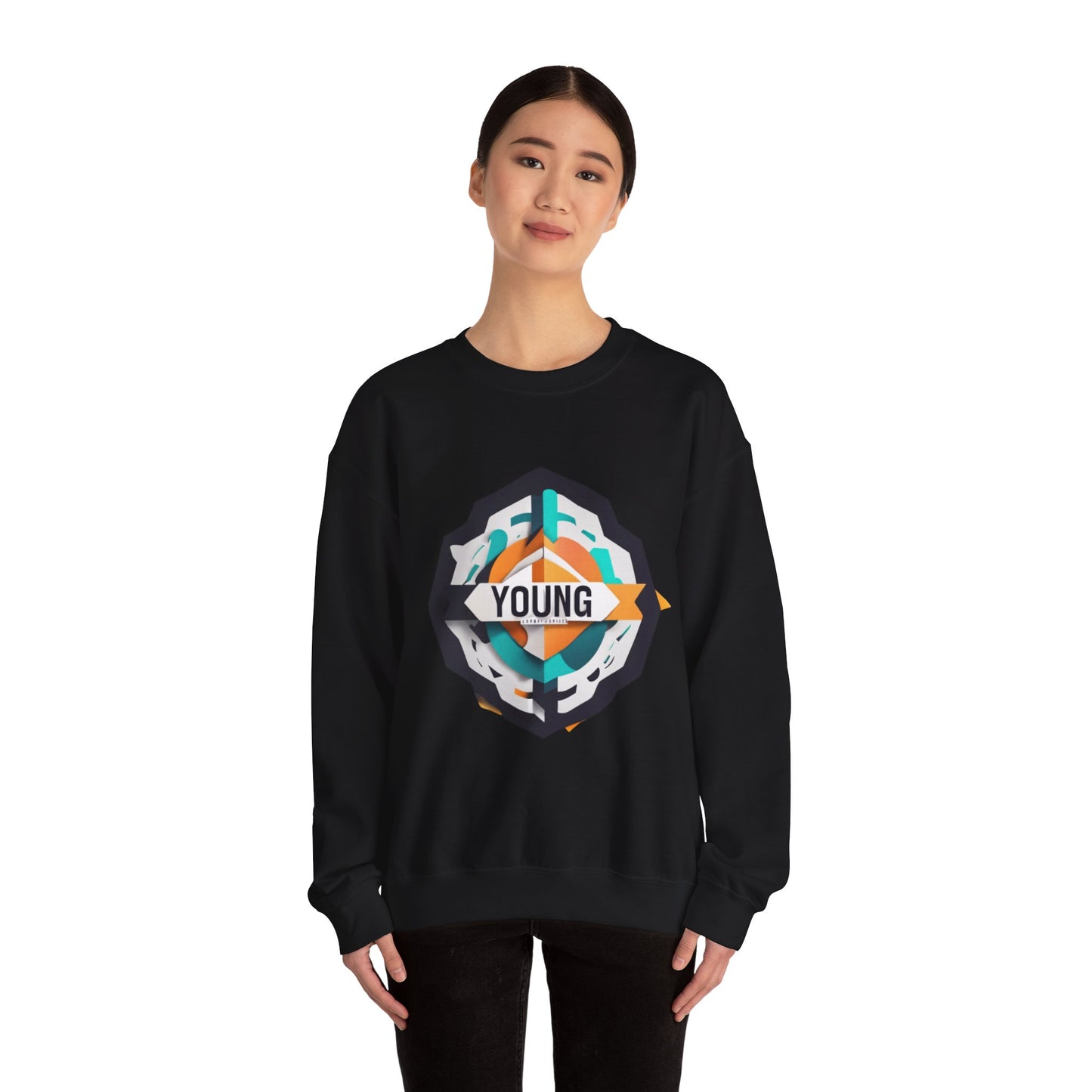 Youthful Spirit Unisex Crewneck Sweatshirt - Bold & Comfortable Red