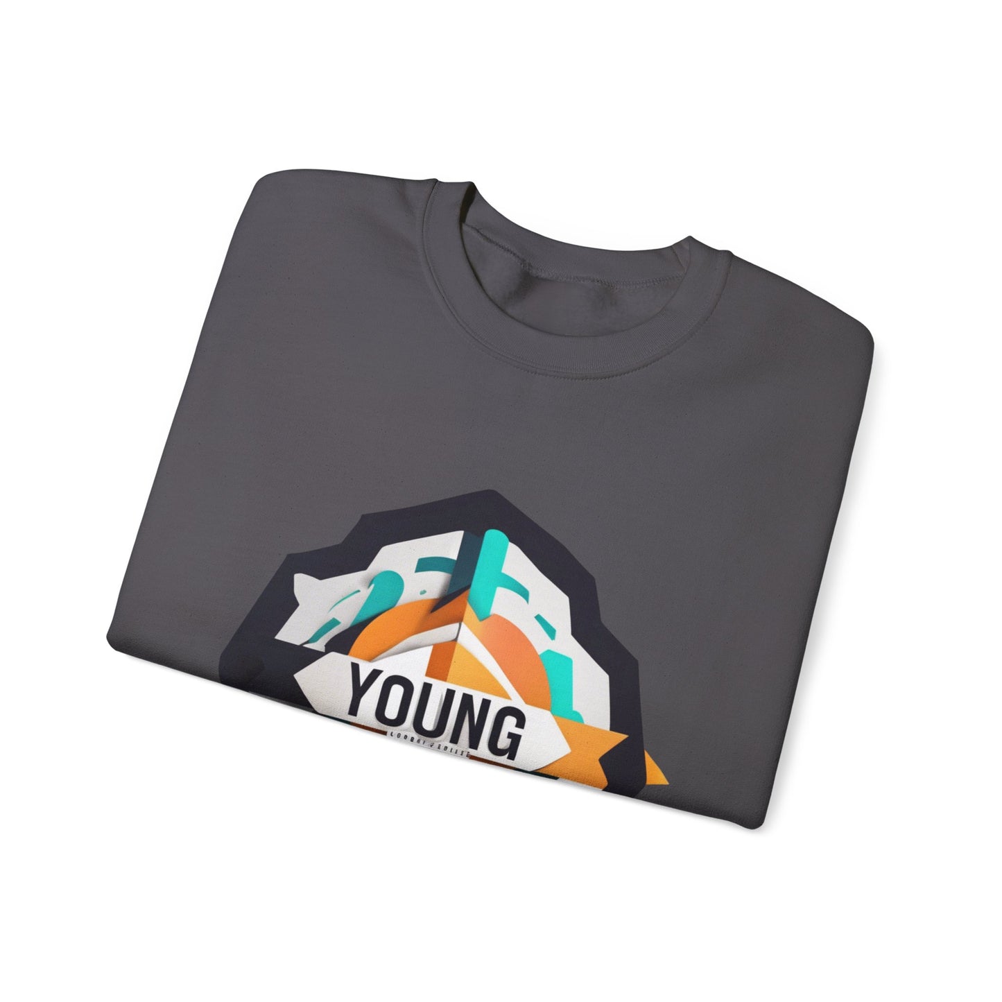 Youthful Spirit Unisex Crewneck Sweatshirt - Bold & Comfortable Red