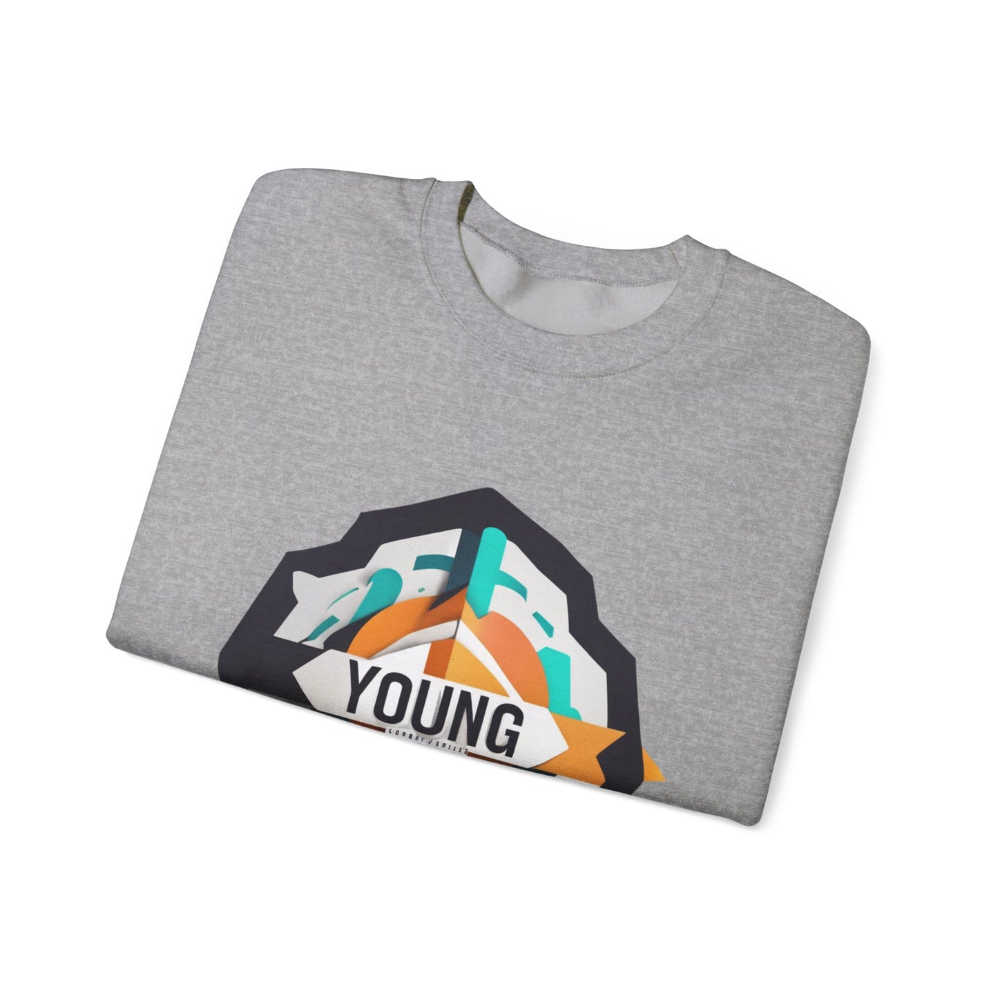 Youthful Spirit Unisex Crewneck Sweatshirt - Bold & Comfortable Red